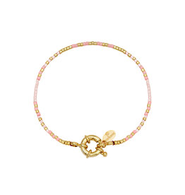 With love Bracelet gold - pink
