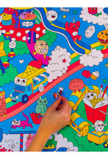 OMY OMY coloring poster 100 x 70 Kawaii + stickers