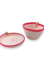 Koba handmade in Belgium Koba mini bowl high - fluo pink 10 x 8 cm