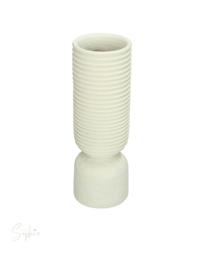 Vase Polyresin Ivory