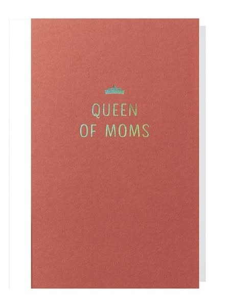 Papette Papette small greeting card ' Queen of moms ' 8,5 x 13,3 cm