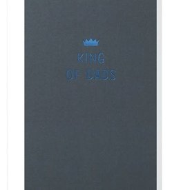 Papette Papette small greeting card ' King of dads ' 8,5 x 13,3 cm