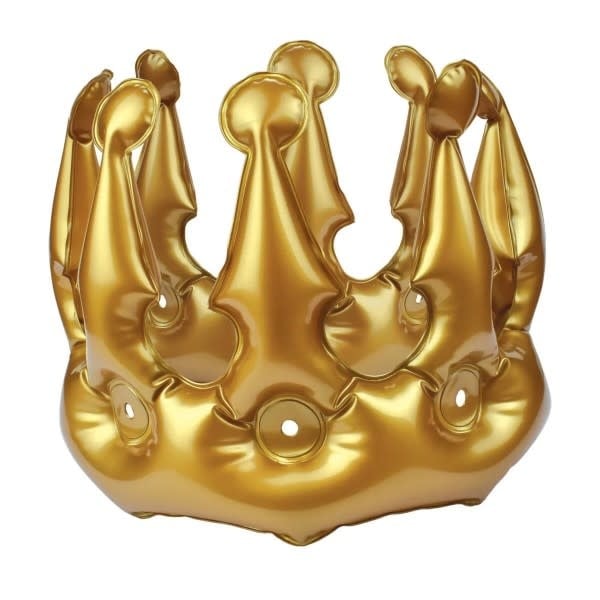 Inflatable crown gold