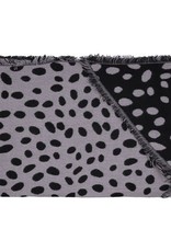 With love Scarf spots grey