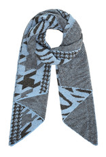 With love Scarf cosy blue