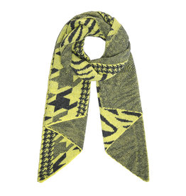 With love Scarf cosy  yellow
