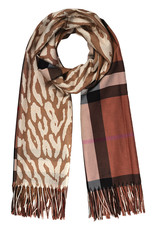 With love Scarf burberry-look brown