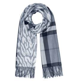 With love Scarf burberry-look grey