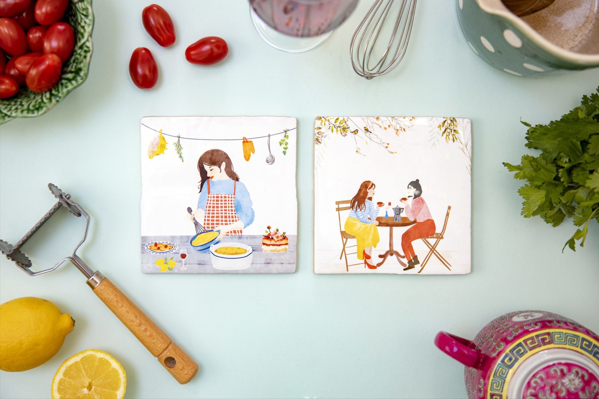 Storytiles StoryTiles - Keukenprinses - Small 10x10cm