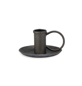 Nkuku Amri iron Candlestick Black