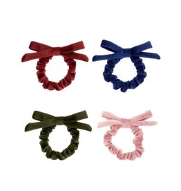 Mimi & Lula Winter velvet bow scrunchies - 112026-92