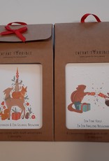 Enfant Terrible Enfant terrible : little stories  n°08 - 8 chirstmas cards with kraft envelopes -2 designs