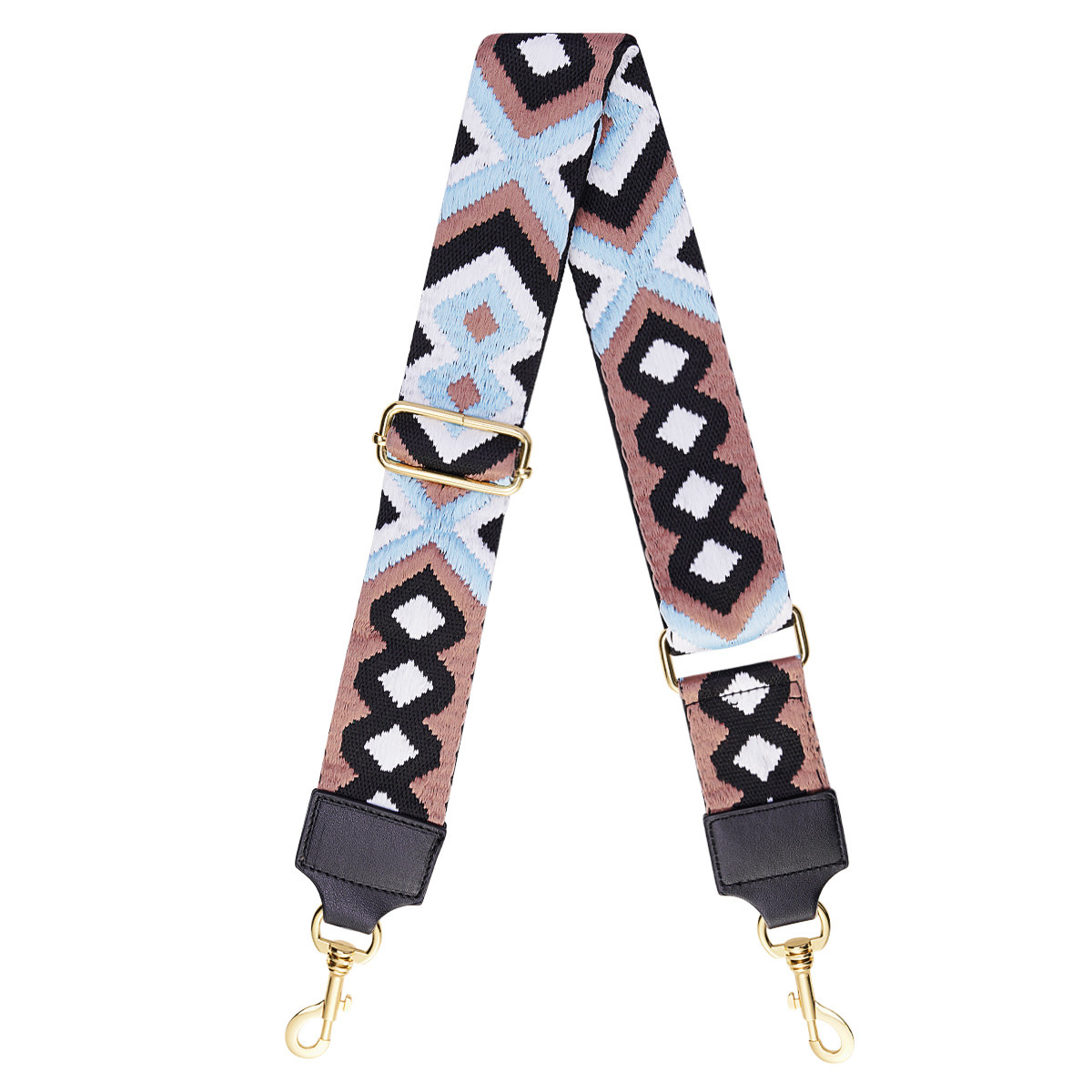 With love Bag strap -aztec - blue