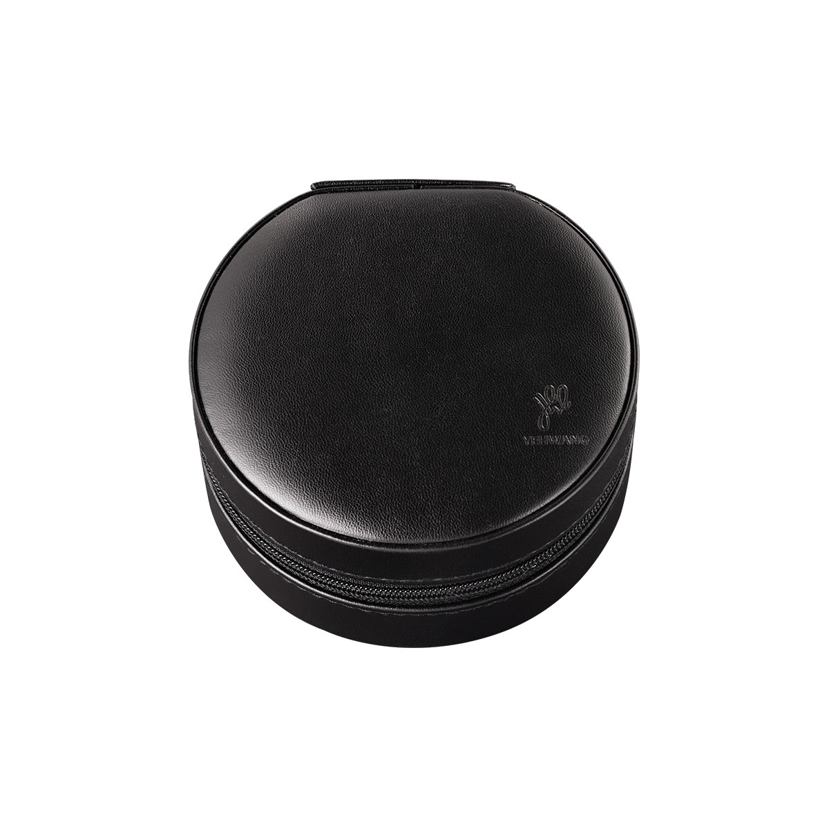 With love Jewellery box round - black -  10cm x 10cm x 4.80cm