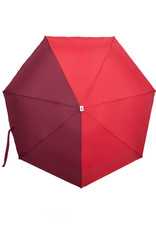 Two tone compact umbrella – JULES - Bordeaux & Red