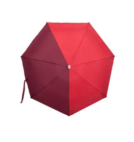 Two tone compact umbrella – JULES - Bordeaux & Red