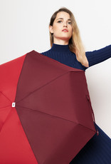 Two tone compact umbrella – JULES - Bordeaux & Red