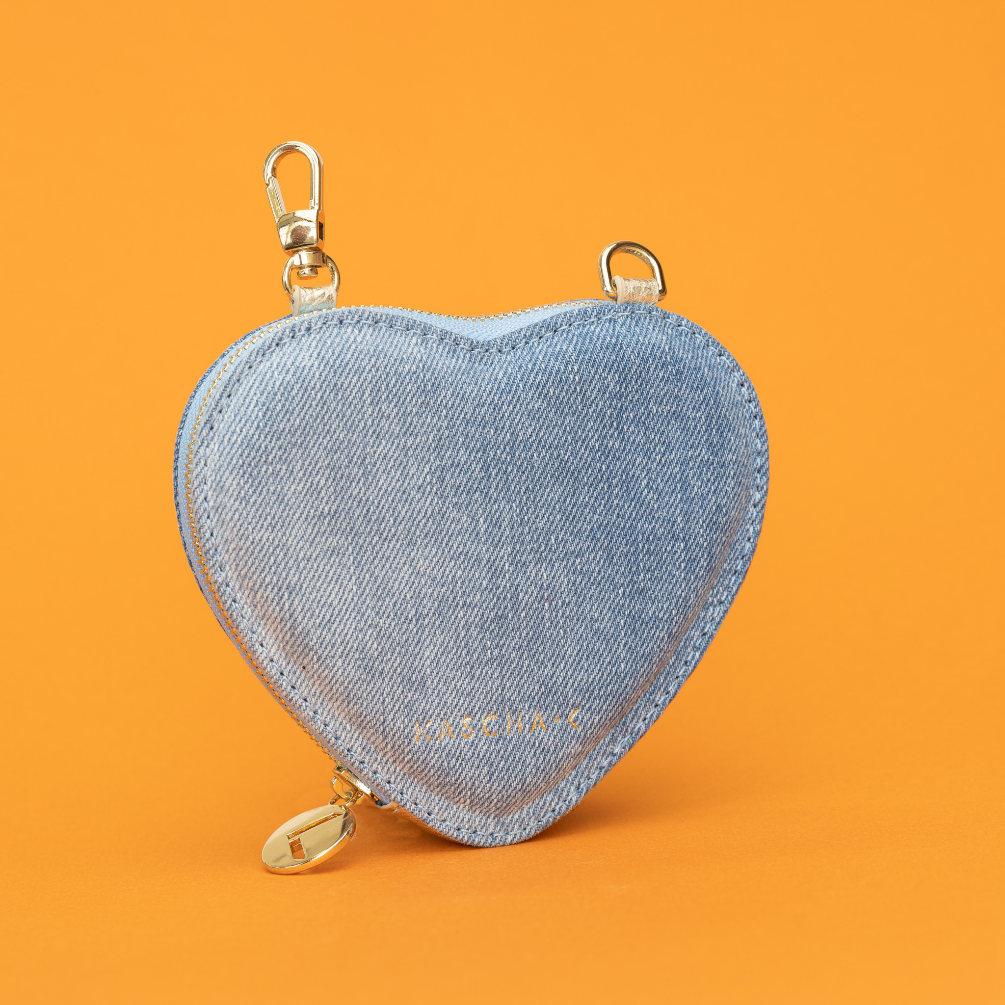 Kascha-C Wallet Heart - jeans