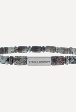 Steel & Barnett Stones Bracelet colourful cal -  Matt moreno S