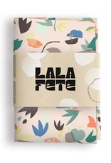 La La Fete  La La Fete reusable wrapping cloth - flowers 50x50 cm