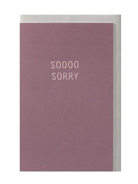 Papette Papette small greeting card 'Soooo Sorry' 8,5 x 13,3 cm