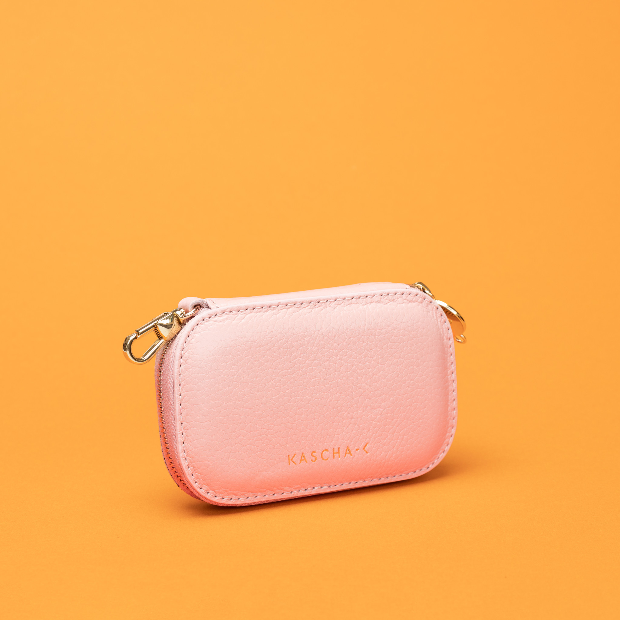 Kascha-C Leather wallet Square 2.0 - Powder rosa