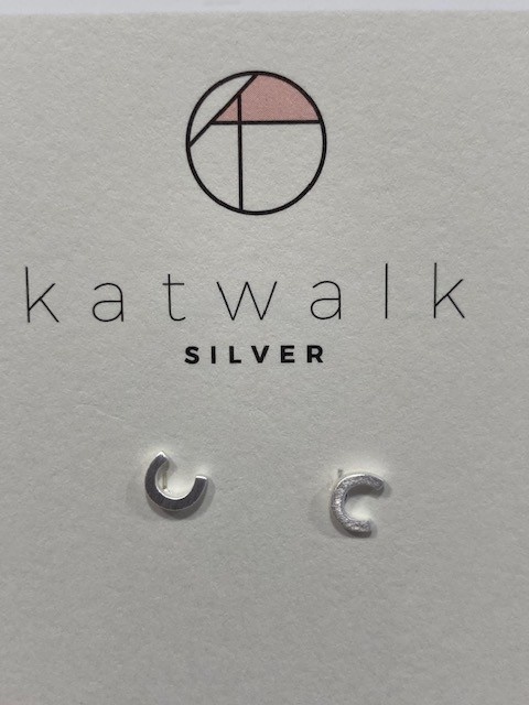Katwalk Silver KWS earring silver- Bow (SEMF31059)