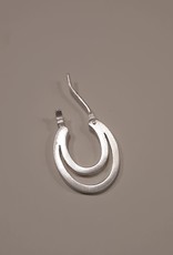 Katwalk Silver KWS earring Silver - hoops (SEMF8679)
