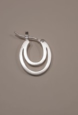 Katwalk Silver KWS earring Silver - hoops (SEMF8679)