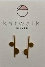 Katwalk Silver KWS- Gold rod with circles (SEMG31865)