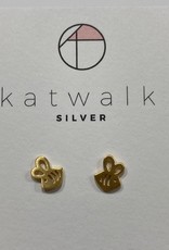 Katwalk Silver KWS Gold earrings -Bumblebee (SEMG32226)