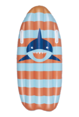 swim essentials Surfboard Oranje blauw Haaien 120 cm