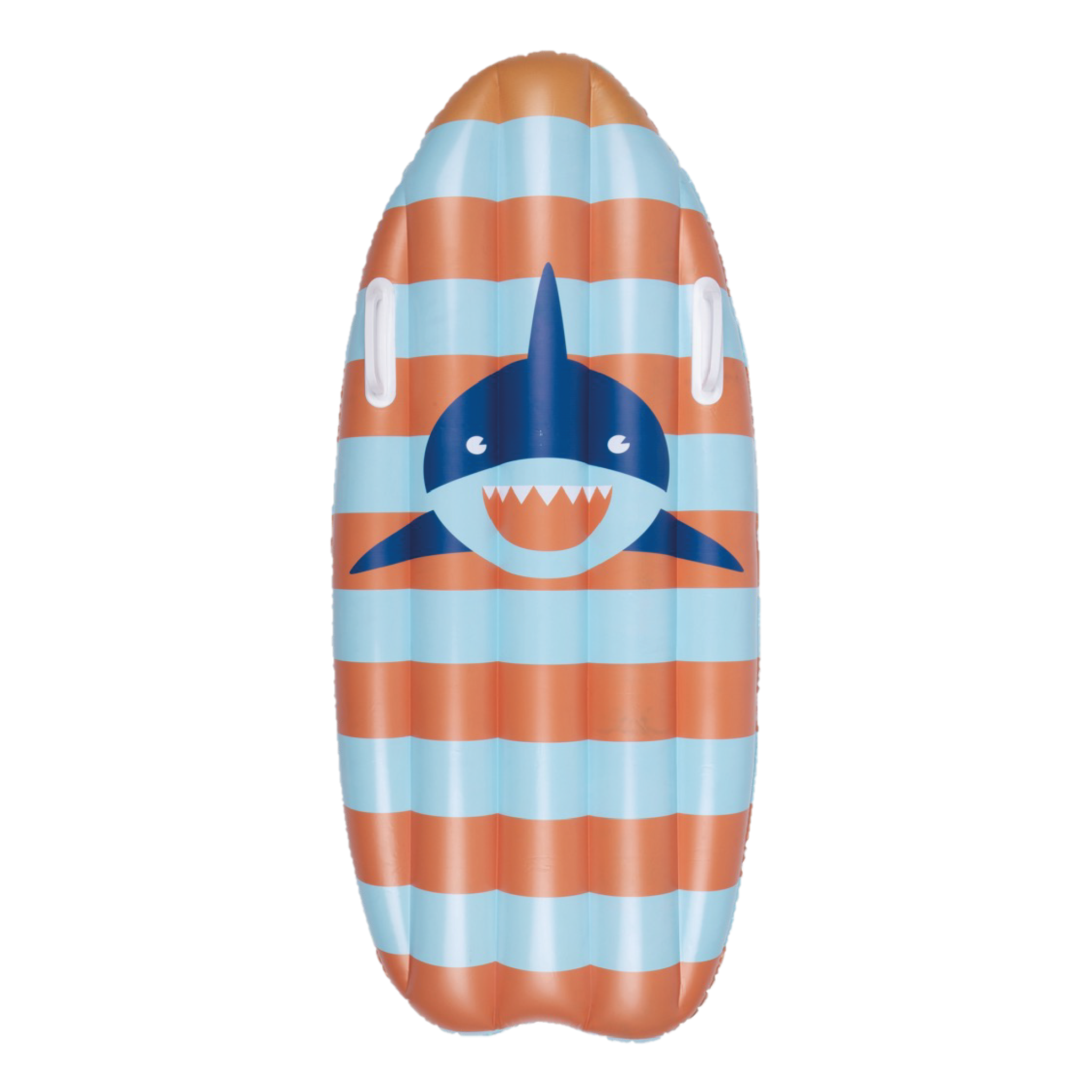 swim essentials Surfboard Oranje blauw Haaien 120 cm