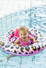 swim essentials Baby float 0-1 years - Rose Gold Leopard Print