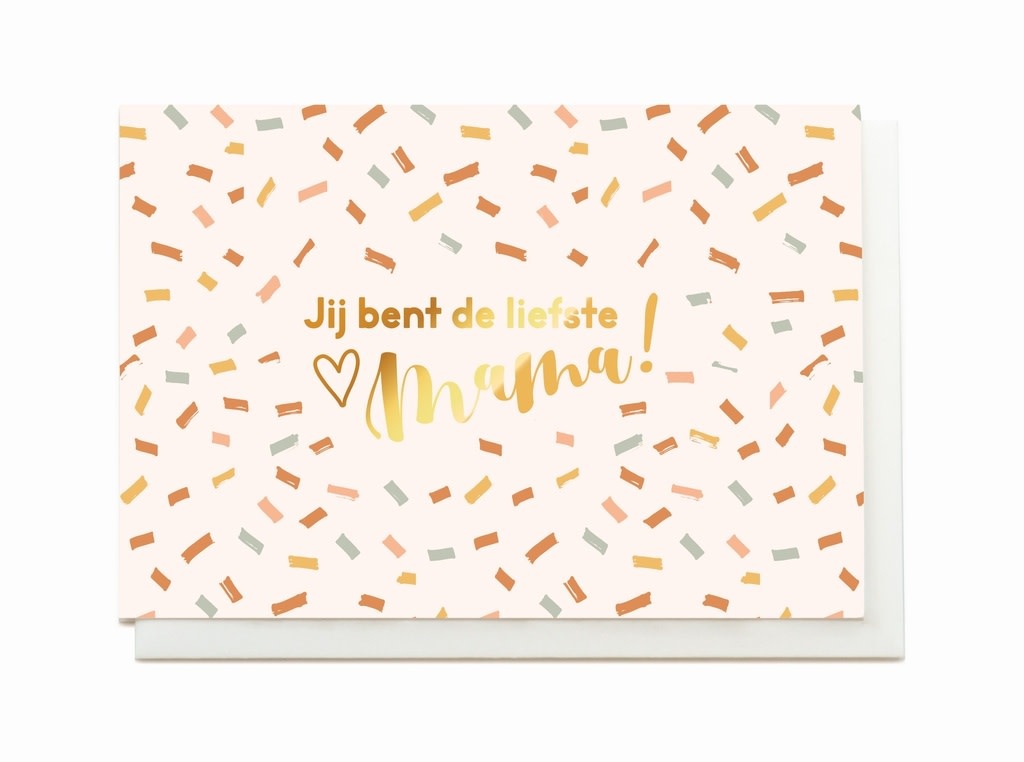 Enfant Terrible Enfant Terrible card+enveloppe 'Jij bent de liefste mama'