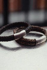 Steel & Barnett Rope bracelet Lake - Rusty - Size S