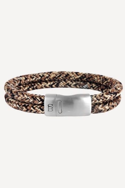 Steel & Barnett Rope bracelet Lake - Rusty - Size S