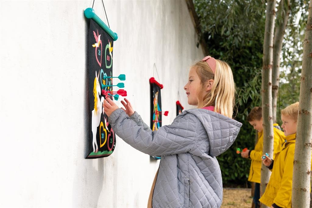 Scratch Magnetische Darts -2-zijdig bedrukt -  Eenhoorn met glitter