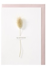 Papette Papette greeting card + enveloppe Fleur 'Op pensioen'