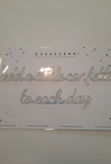 Goegezegd Goegezegd quote 'add a little confetti to each day' Iridescent