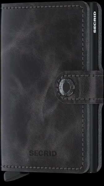 Secrid Secrid miniwallet vintage Grey - Black