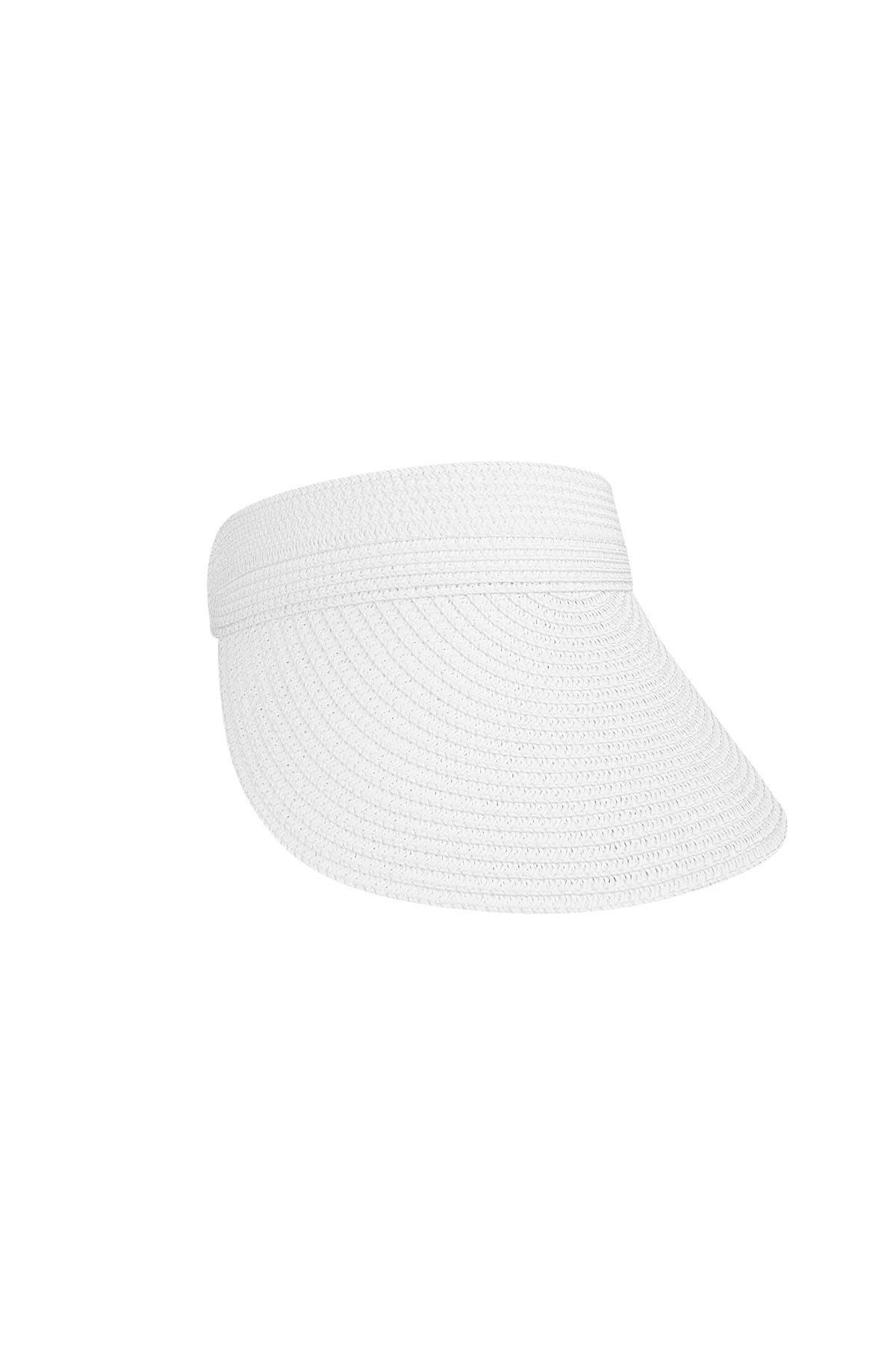 With love sun visor white