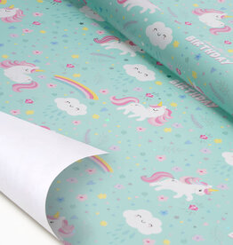 Legami Wrapping paper Unicorn