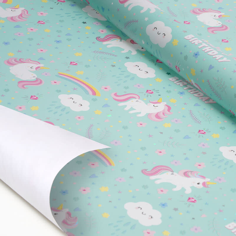 Legami Wrapping paper Unicorn