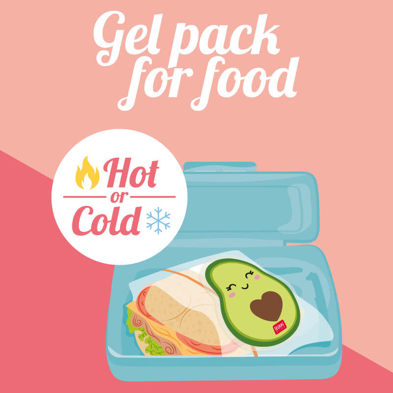 Legami Hot & cold Gel Pack for Food - Avocado