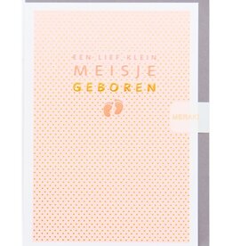 Enfant Terrible Enfant Terrible card+enveloppe 'een lief klein meisje geboren'