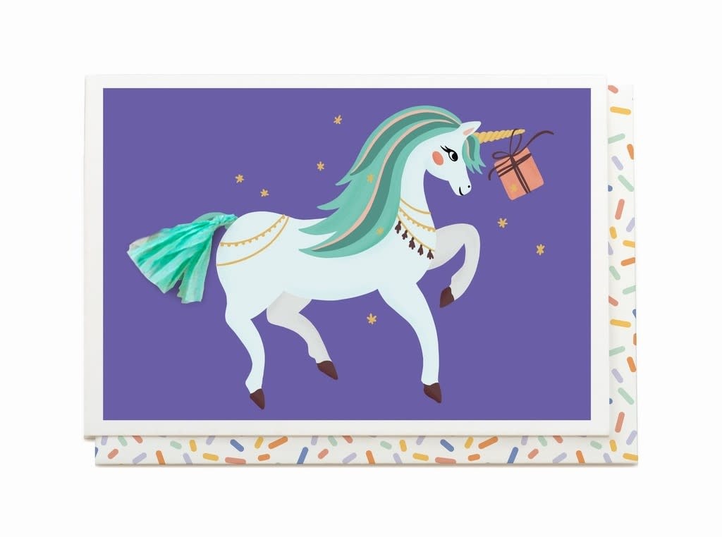 Enfant Terrible Enfant Terrible  card+enveloppe  ' unicorn '