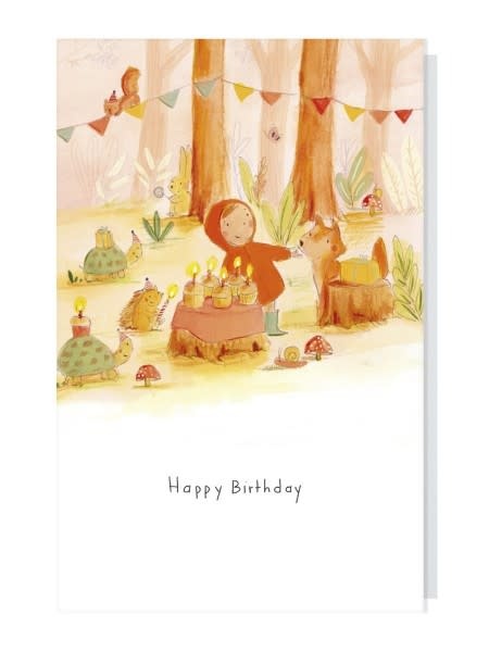 Papette Papette small greeting card 'Happy birthday' 8,5 x 13,3 cm