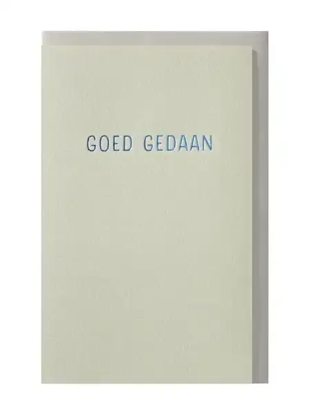 Papette Papette small greeting card 'Goed gedaan' 8,5 x 13,3 cm