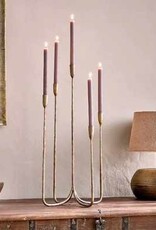 Nkuku Mbata Candlestick 5-Piece Gold - S